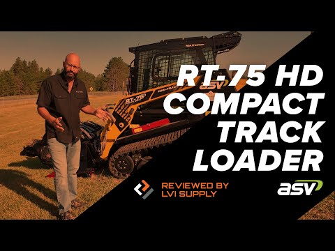 Jason LaValley of LVI Supply reviews ASV RT-75 HD #compacttrackloader