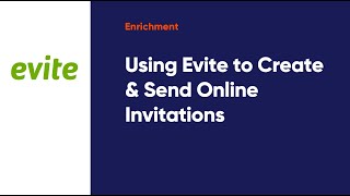 Using Evite to Create & Send Online Invitations