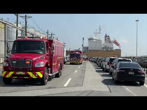 Newark Port Fire