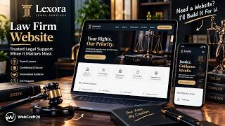 Law Firm Website | Lexora — Professional Legal Services | WebCraft26