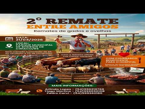 2° REMATE ENTRE AMIGOS - CIRÍACO / RS