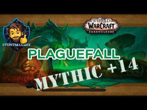 Plaguefall Mythic+ 14 | Warrior Prot PoV | PuG