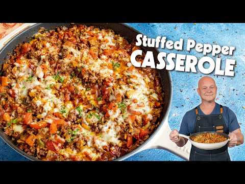 Stuffed Pepper Casserole (So Easy!)