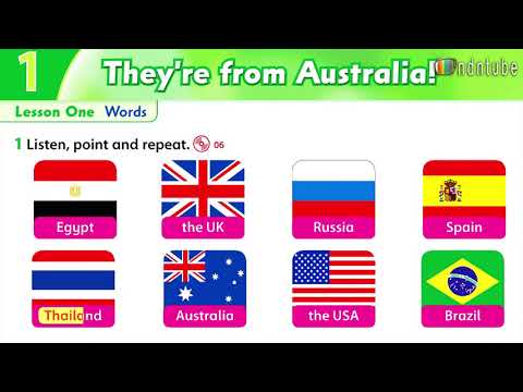 FAMILY AND FRIENDS 3  Unit 1COUNTRIES THEY'RE FROM AUSTRALIA  SEASONS