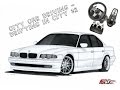 [ City Car Driving ] - drift ( дрифт ) BMW 750i E38 ...