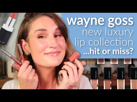 NEW WAYNE GOSS LUXURY LIP COLLECTION | Swatches, Try On + Honest Review