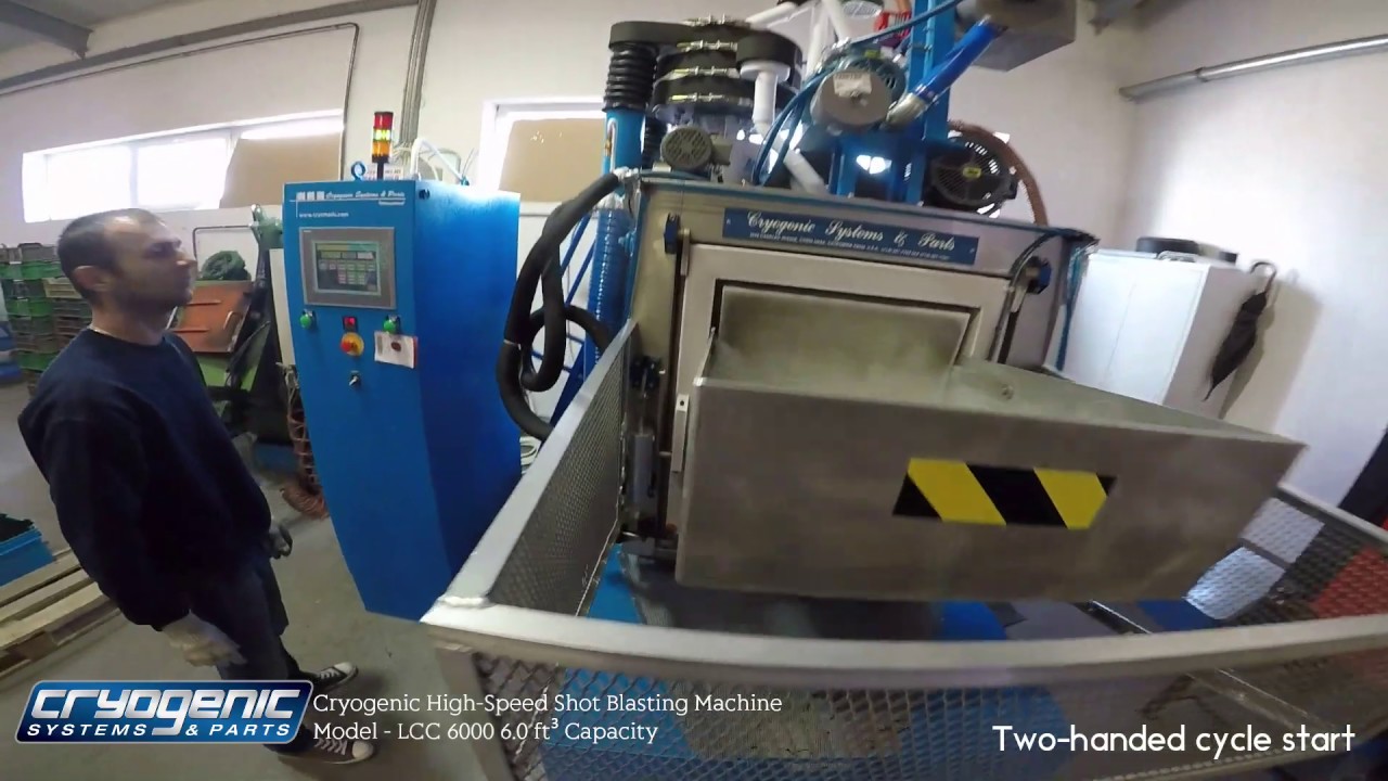 Cryogenic Systems & Parts LCC 6000 Cryogenic Deflashing Machine Demo