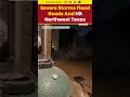 Thunderstorms Hit Lubbock, Texas Bringing Lightning, Heavy Rain, and Flash Flood Risk #viral - Video