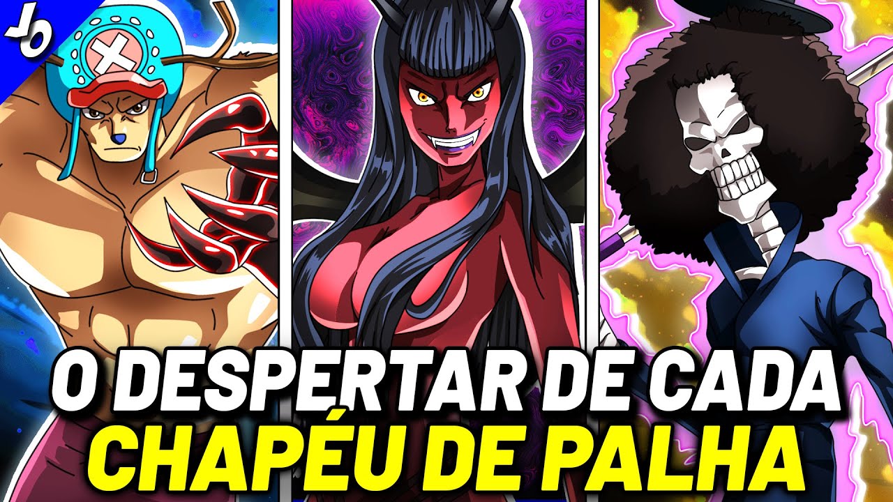 OS INCRÍVEIS DESPERTARES DE CADA MEMBRO DOS CHAPÉUS DE PALHA EM ONE PIECE