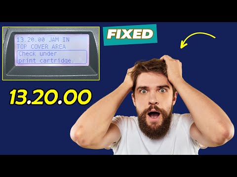 13.20.00 JAM INSIDE TOP COVER , Remove Print Cartridge Error { Fixed } hp 3005 printer الحل النهائي