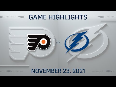 NHL Highlights | Flyers vs. Lightning - Nov. 23, 2021