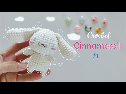 Crochet cinnamoroll p1#handmade #diy #amigurumi #cinnamoroll #sanrio #crochet #crochettutorial