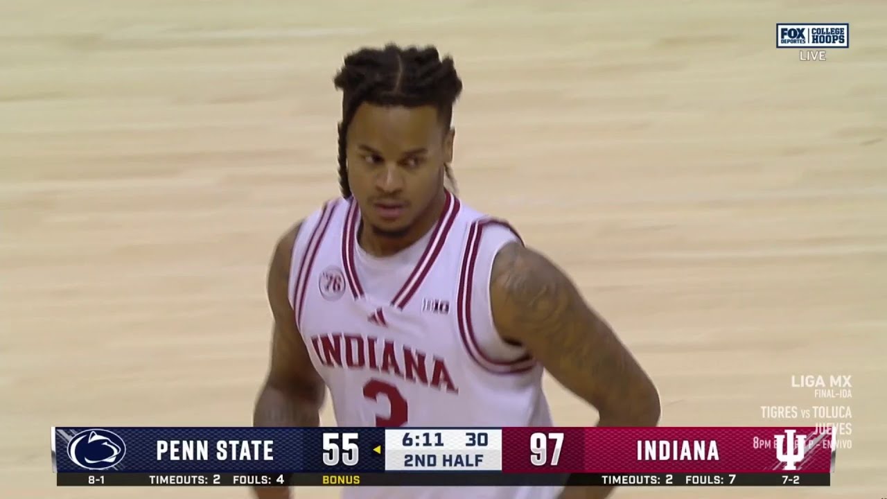 HISTÓRICO LAMAR WILKERSON | Penn State Nittany Lions 72-113 Indiana Hoosiers | HIGHLIGHTS | CBBenFOX