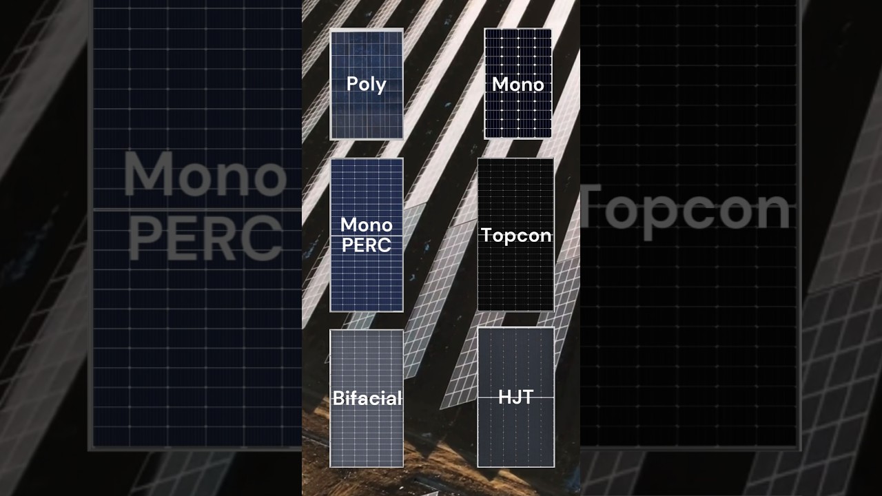 Types of Solar Panels #electrical #solarpower #solar #renewableenergy #electrical #solarpanels