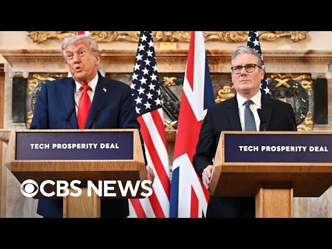 Watch: Trump on Israel-Hamas war, disagreement with Starmer over Palestinian state