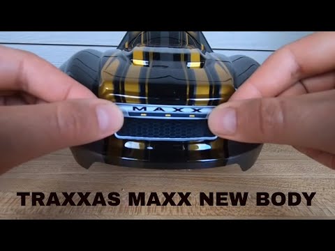 Traxxas Maxx new body step by step RC car paint job.