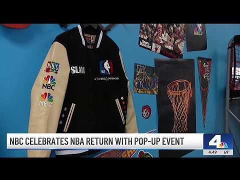 NBC celebrates NBA return with pop-up event in Fairfax District