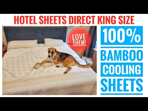 The Best Cooling Sheets HOTEL SHEETS DIRECT 100% Bamboo FEEL GREAT WHEN IT'S HOT