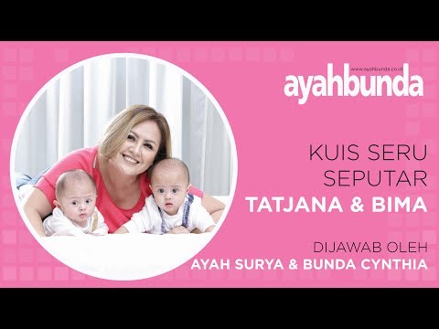 Surya Saputra dan Cynthia Lamusu : Menjawab Kuis Seputar Si Kembar