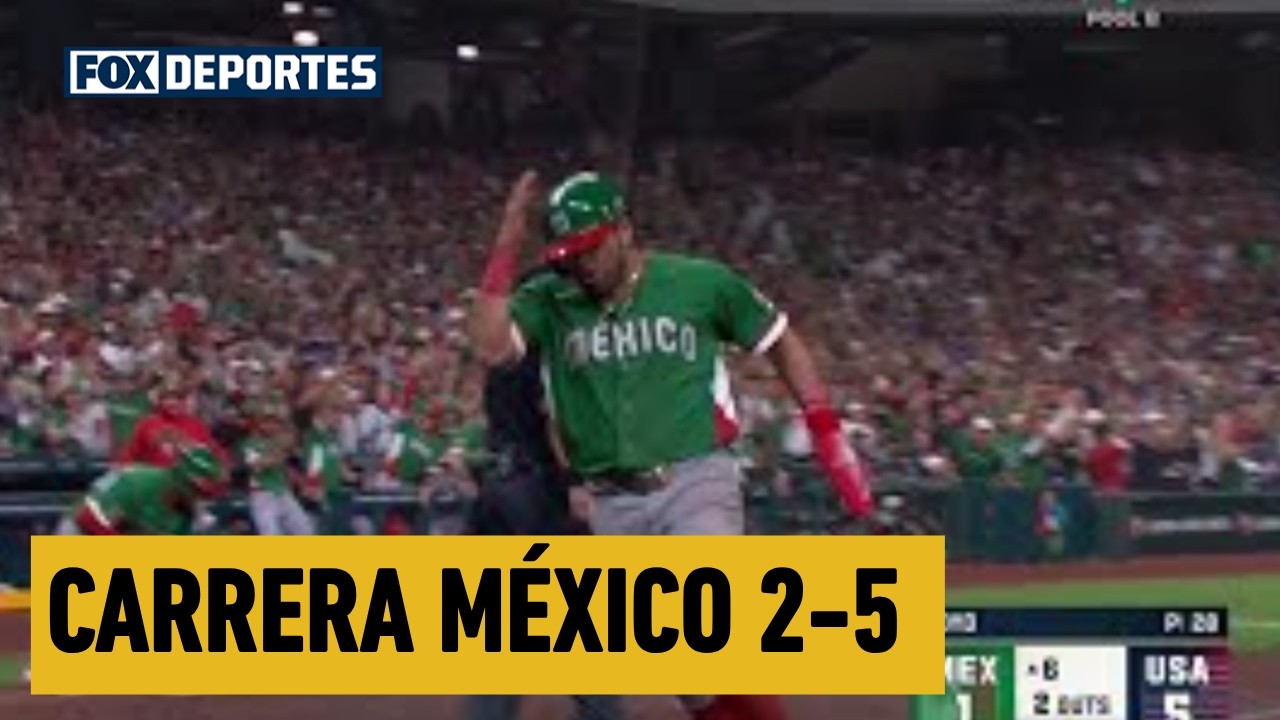🔥 HIT REMOLCADOR Joey Meneses | México 2-5 USA | WBC 2026