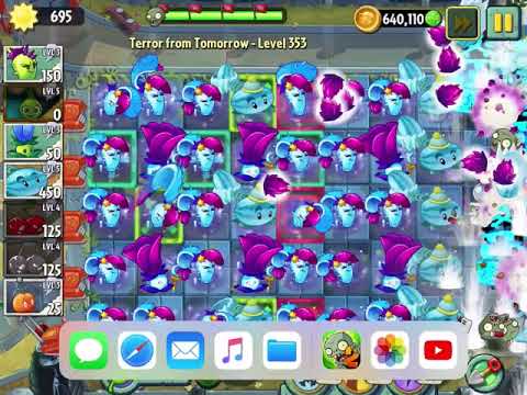 PvZ 2 - Terror From Tomorrow Level 353 - 2,018 zombies were killed.