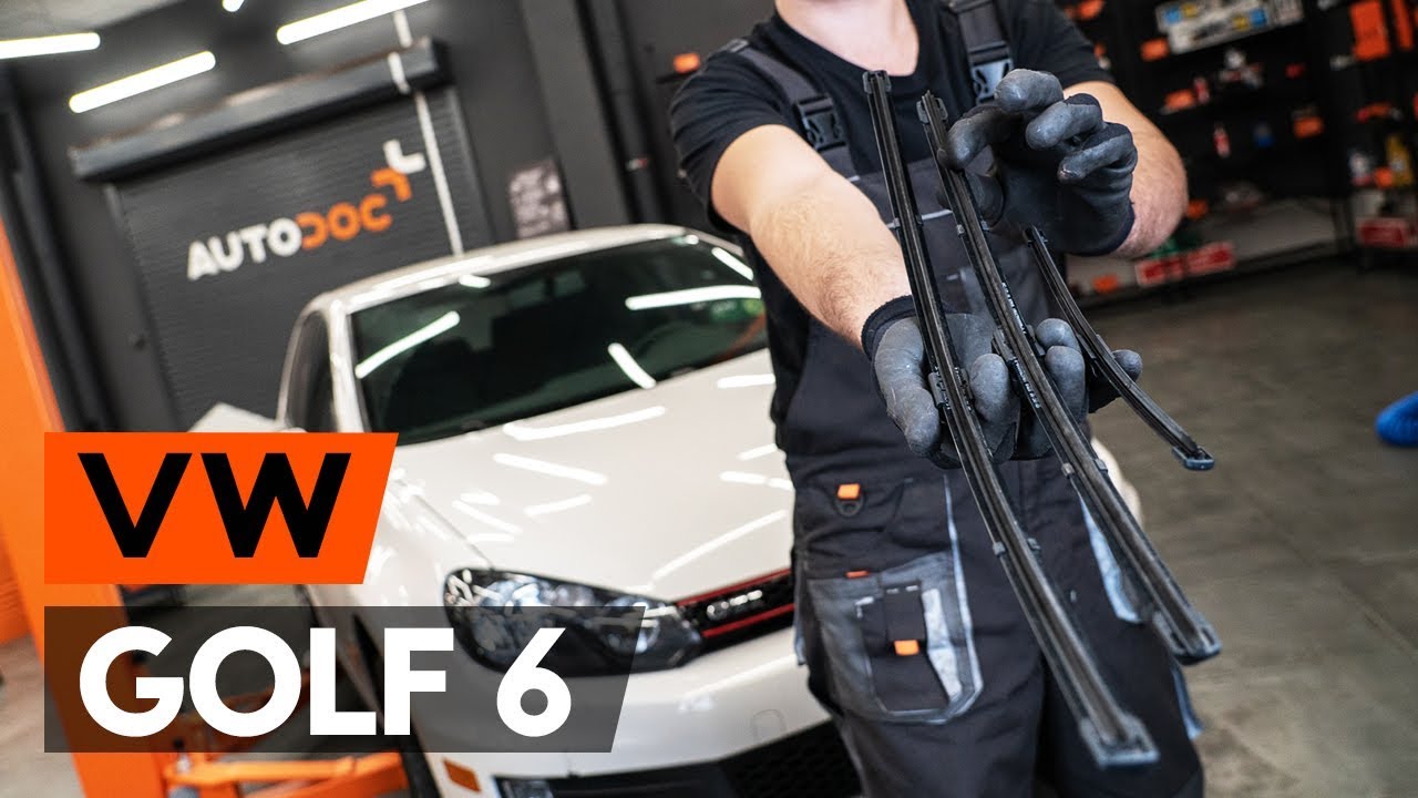 Comment changer : essuie-glaces avant sur VW Golf 6 - Guide de remplacement