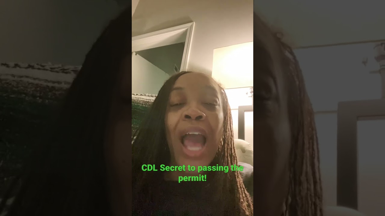 Secret to Passing the CDL Permit Test! @itsaliskawalker