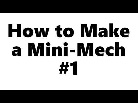 How to Do Your Own Custom Lego Mini-Mech #1