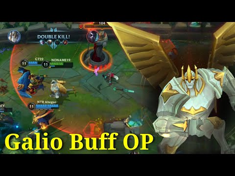 Galio Buff Is Over Power To Mid ! Tier S Patch 4.0C Gameplay Galio - League of Legends: Wild Rift