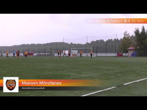 III liiga XIX voor: Viljandi JK Tulevik Vanakesed - FC Tartu 0:4 (0:0)