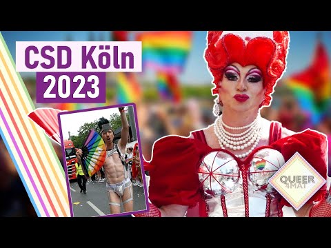 Nackte Haut und heiße Stimmung - CSD Köln 2023 I Queer4mat