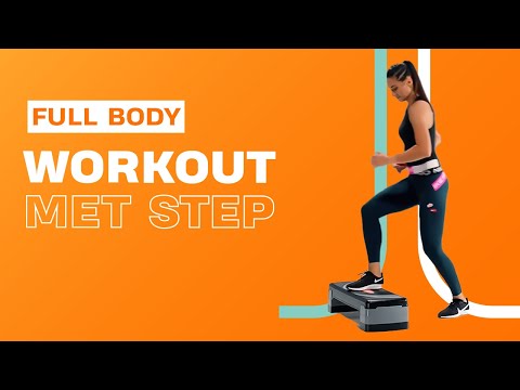 Een 8 minuten Cardio & Strength workout op de step | Basic-Fit