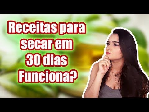 Receitas para secar em 30 dias funciona? Onde Comprar?