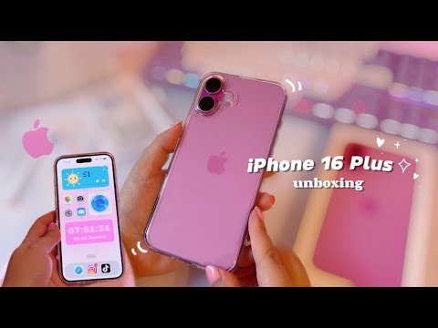 Unboxing📦 iPhone 16 Plus (128GB) + Accessories + Camera Test 📸💗