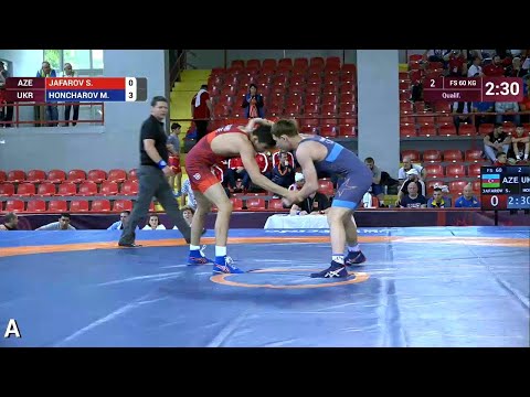 Qual. FS - 60 kg: S. JAFAROV (AZE) v. M. HONCHAROV (UKR)