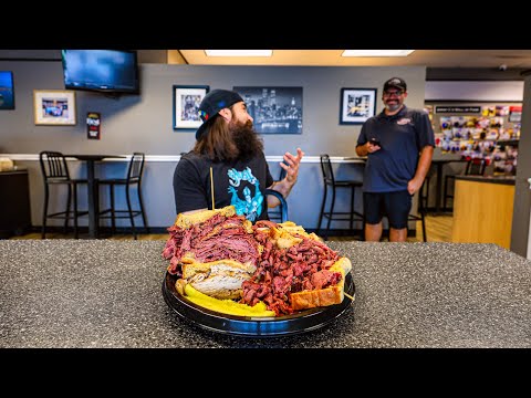 THIS NEW YORK DELI SANDWICH CHALLENGE HAS BEEN ATTEMPTED 200 TIMES! | BeardMeatsFood
