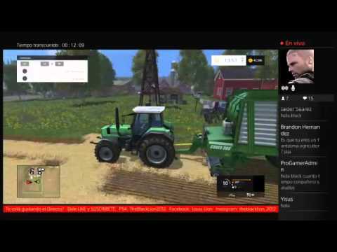 | LIVE STREAM | LOS GRANJEROS LOCOS _ FARMING SIMULATOR 15 PS4 Gameplay (1) _ Español