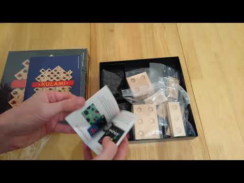 Kulami - two player abstract strategy wooden and glass marbles combinatorial board game preview