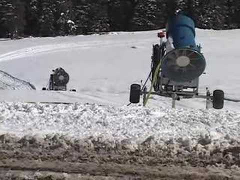 Making snow in Summit County