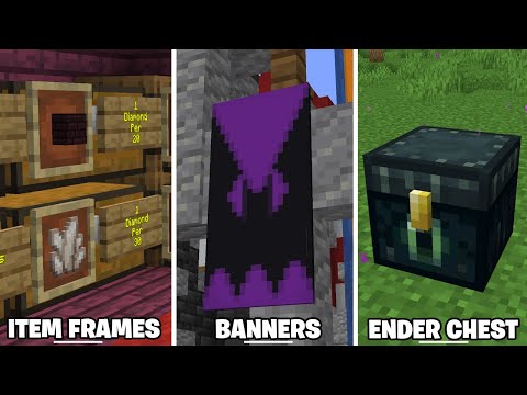 Essential Things for your Minecraft SMP Shops (YOU NEED THESE!)