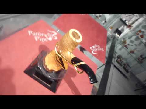 Pipa in olivastro bent fatta a mano - www.paronellipipe.it