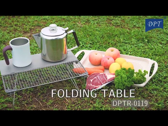 مركاب نار تيتانيوم قابل للطي 25*35*13 سم- يتحمّل ظروف خارجية قاسية، سهل التنظيف، يدوم طويلاً،ضمان سنتان