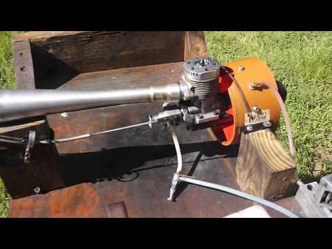 Nitro Glow ThorJet Ducted Fan Unit with K-B 82 running