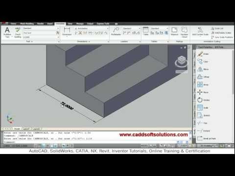 AutoCAD 3D Basic Tutorial for Beginners 1