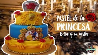 PASTEL DE LA BELLA Y LA BESTIA 🌹| Kenyas Cupcakes