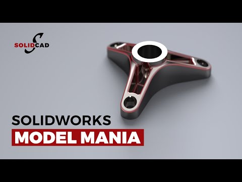 SolidWorks Model Mania 2020 | SolidWorks Tutorial | SolidCad