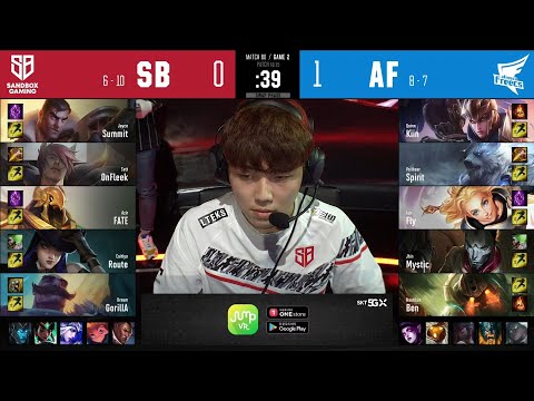AF vs SB | W9D3 | Match 80 Game 2 | LCK Summer Split 2020 – S10 | Afreeca Freecs vs SANDBOX Gaming