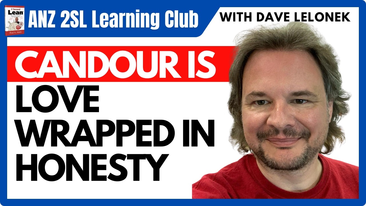 Improvement Starts With I - Candour PART1 with Dave Lelonek