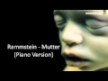 Mutter (Rammstein) Piano Version 