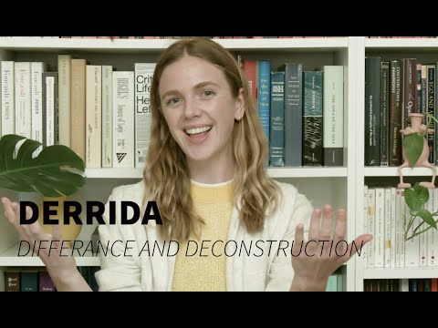Derrida on deconstruction and differance